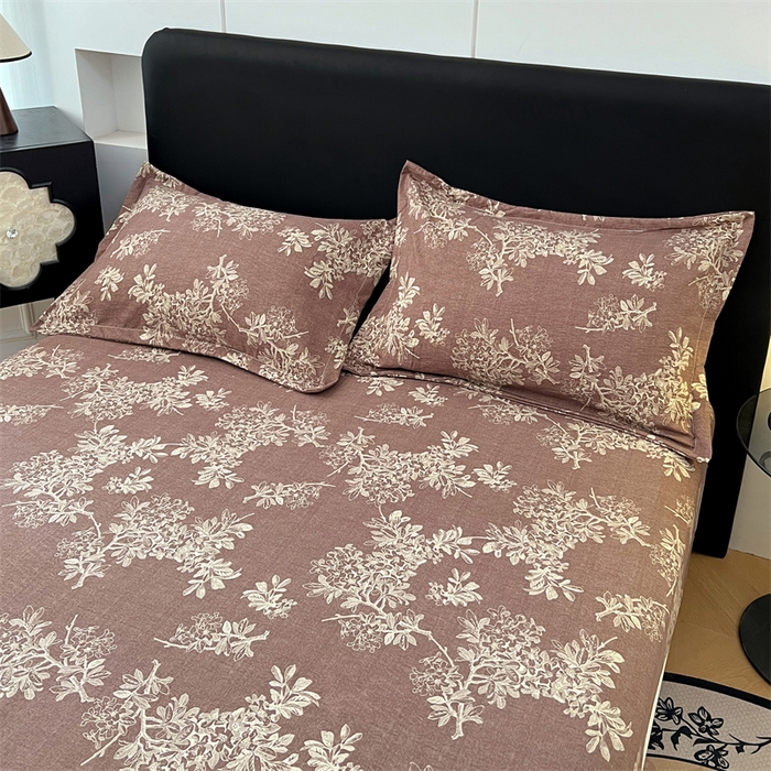 91家纺网 家纺一手货源 找家纺 梦舒羽 2025新款原麻枕套宿舍单人枕芯套枕头套内胆套仿亚麻 秋意浓