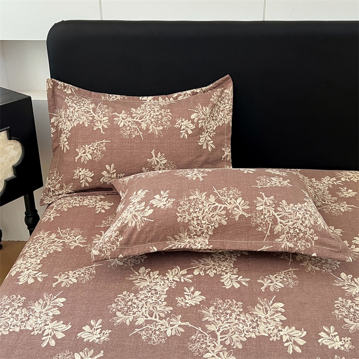 91家纺网 家纺一手货源 找家纺 梦舒羽 2025新款原麻枕套宿舍单人枕芯套枕头套内胆套仿亚麻 秋意浓