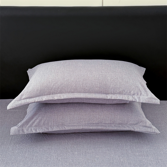 梦舒羽 2025新款原麻枕套宿舍单人枕芯套枕头套内胆套仿亚麻 冰雾灰
