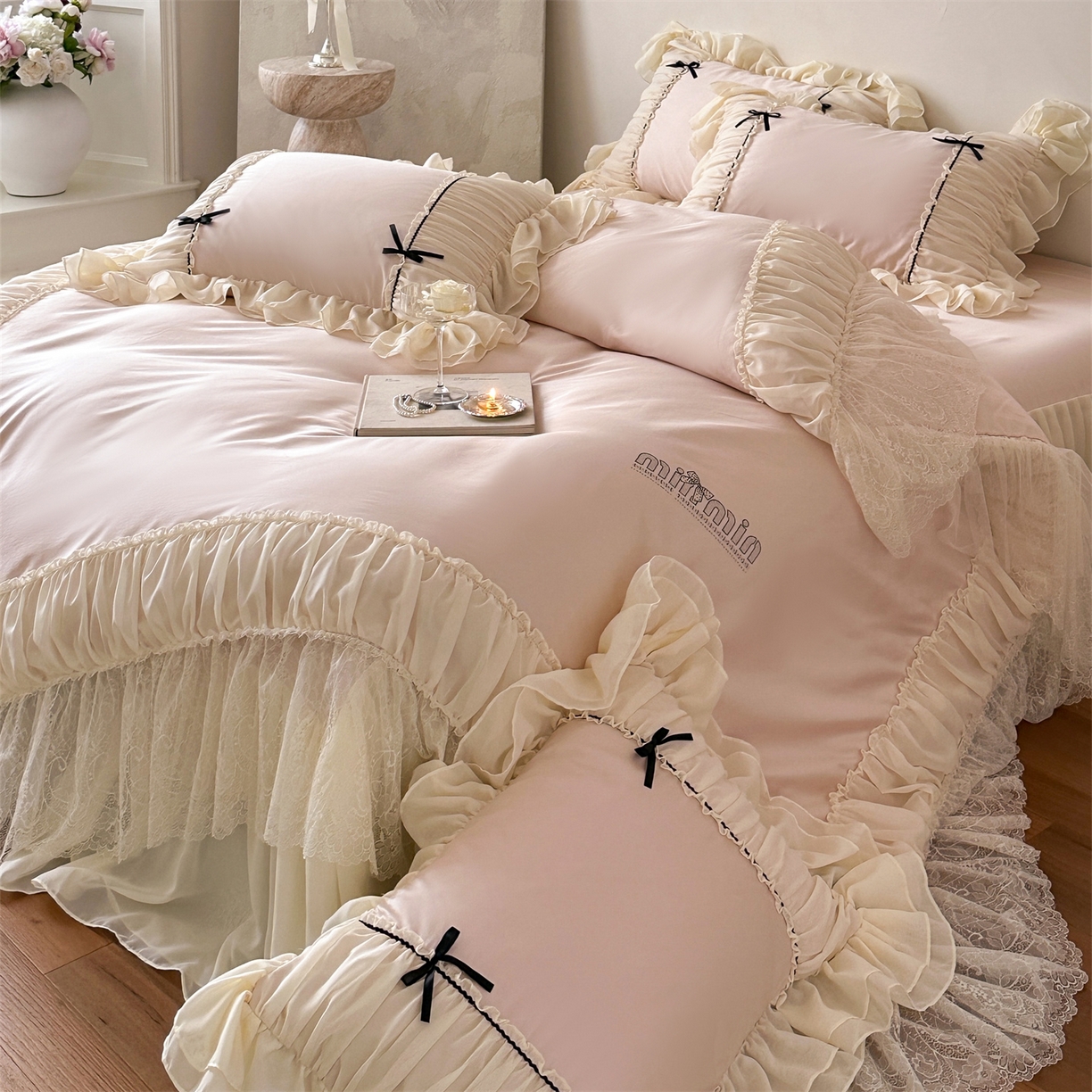 91家纺网 家纺一手货源 找家纺 （总）2024新款兔兔绒牛奶绒四件套-谜踪