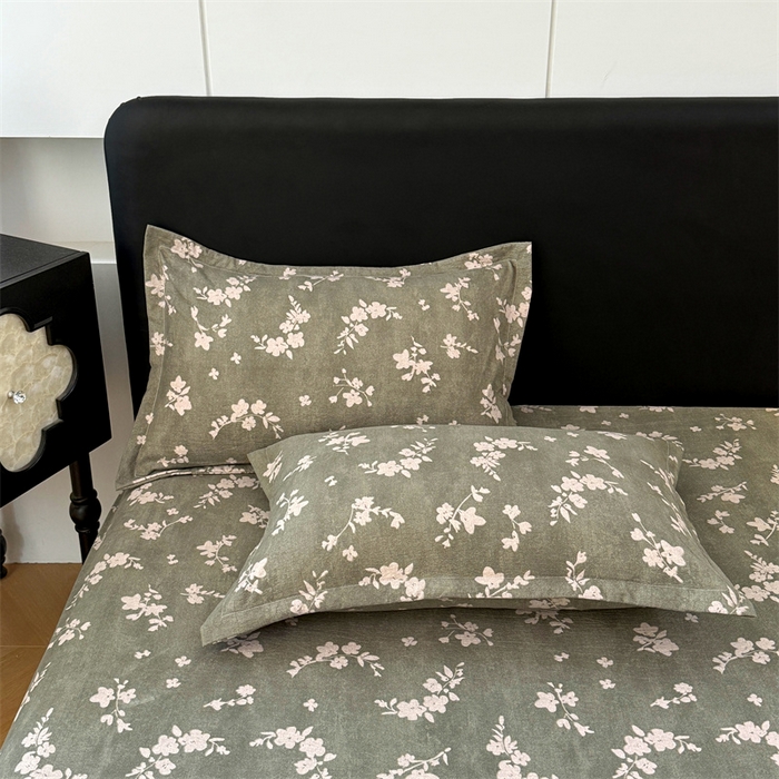 91家纺网 家纺一手货源 找家纺 梦舒羽 2025新款原麻枕套宿舍单人枕芯套枕头套内胆套仿亚麻 曼妙花园