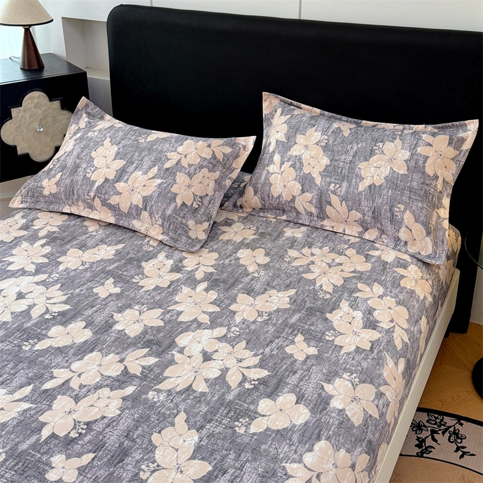 91家纺网 家纺一手货源 找家纺 梦舒羽 2025新款原麻枕套宿舍单人枕芯套枕头套内胆套仿亚麻 陌上花开-咖