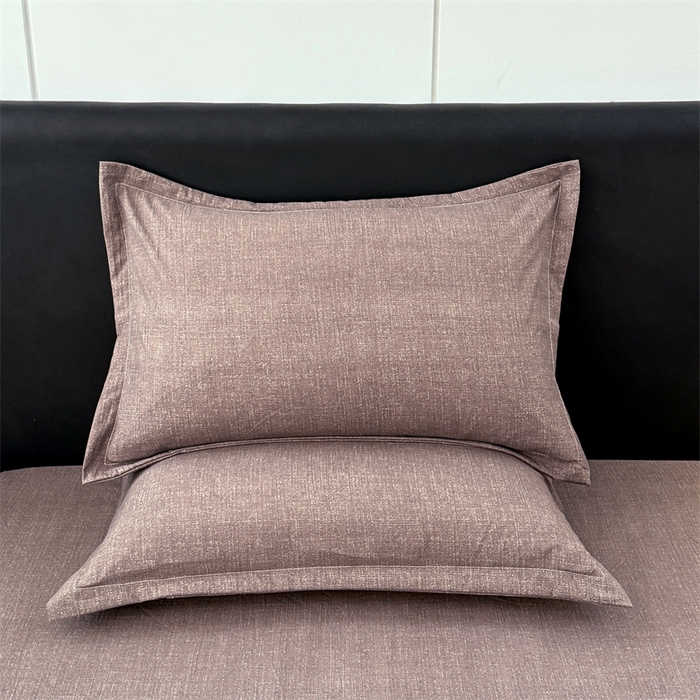 91家纺网 家纺一手货源 找家纺 梦舒羽 2025新款原麻枕套宿舍单人枕芯套枕头套内胆套仿亚麻 慕斯咖