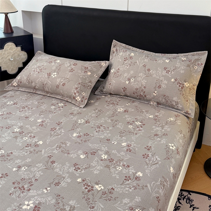 91家纺网 家纺一手货源 找家纺 梦舒羽 2025新款原麻枕套宿舍单人枕芯套枕头套内胆套仿亚麻 山花浪漫