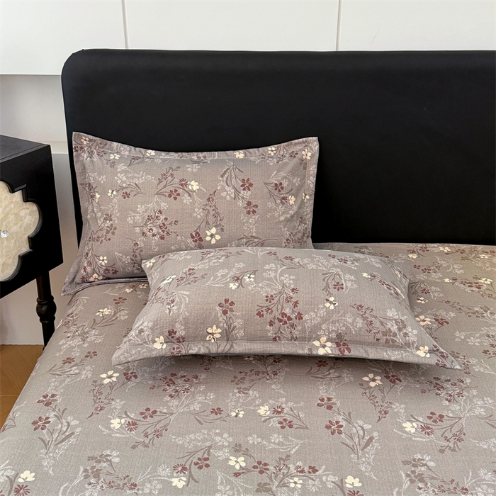 91家纺网 家纺一手货源 找家纺 梦舒羽 2025新款原麻枕套宿舍单人枕芯套枕头套内胆套仿亚麻 山花浪漫