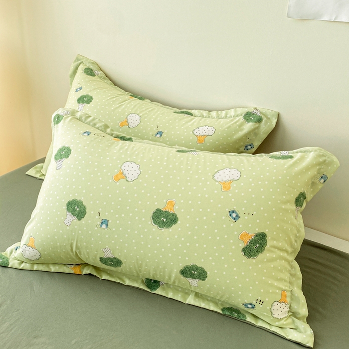 91家纺网 家纺一手货源 找家纺 梵克保罗 2025新款水洗棉糯小棉夏被夏被四件套四季被春秋被单人学生双人被子被芯 多吃蔬菜