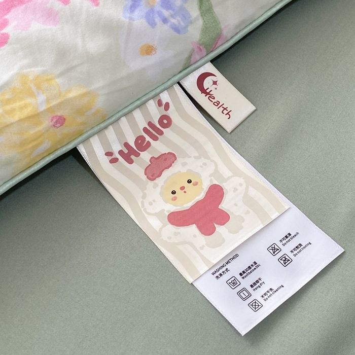 91家纺网 家纺一手货源 找家纺 梵克保罗 2025新款水洗棉糯小棉夏被夏被四件套四季被春秋被单人学生双人被子被芯 花花熊