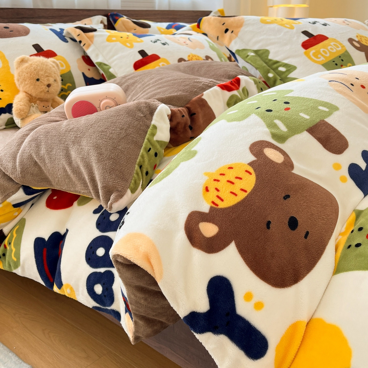 91家纺网 家纺一手货源 找家纺 （总）寻米 2025新款高克重加厚保暖牛奶绒四件套-第一批