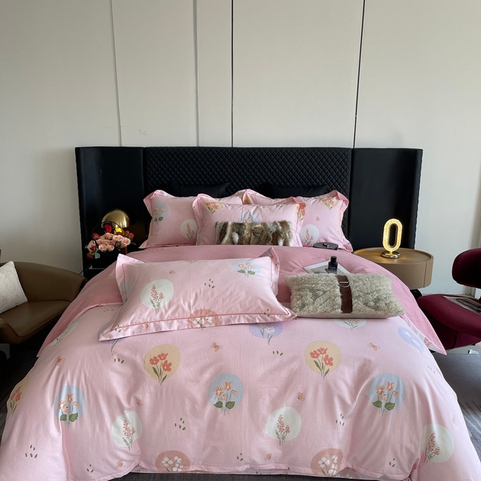 91家纺网 家纺一手货源 找家纺 （总）莱豫家纺 2025新款全棉100%纯棉加厚磨毛四件套