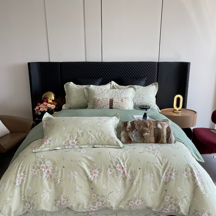 91家纺网 家纺一手货源 找家纺 （总）莱豫家纺 2025新款全棉100%纯棉加厚磨毛四件套