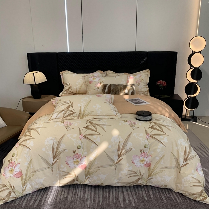 莱豫家纺 2025新款全棉100%纯棉加厚磨毛四件套 梦巴黎