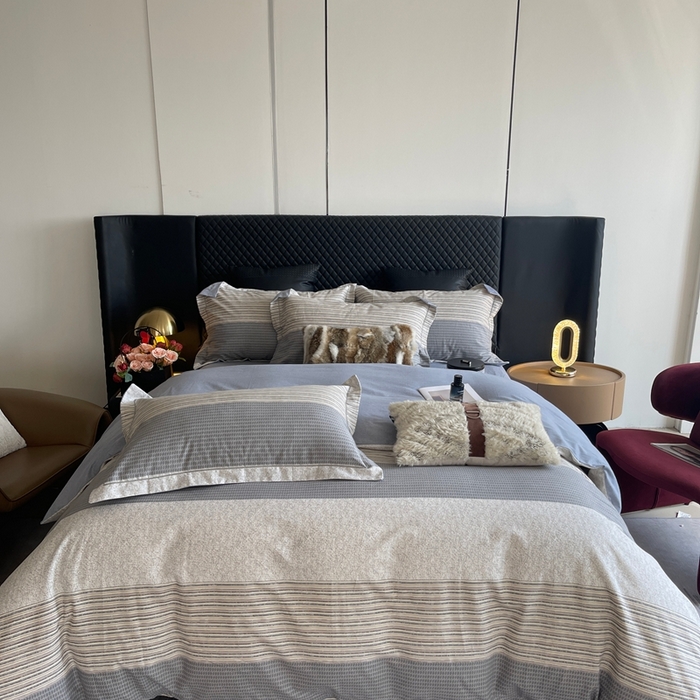 91家纺网 家纺一手货源 找家纺 （总）莱豫家纺 2025新款全棉100%纯棉加厚磨毛四件套