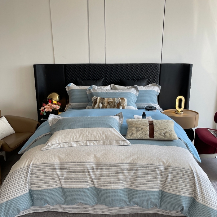 91家纺网 家纺一手货源 找家纺 （总）莱豫家纺 2025新款全棉100%纯棉加厚磨毛四件套