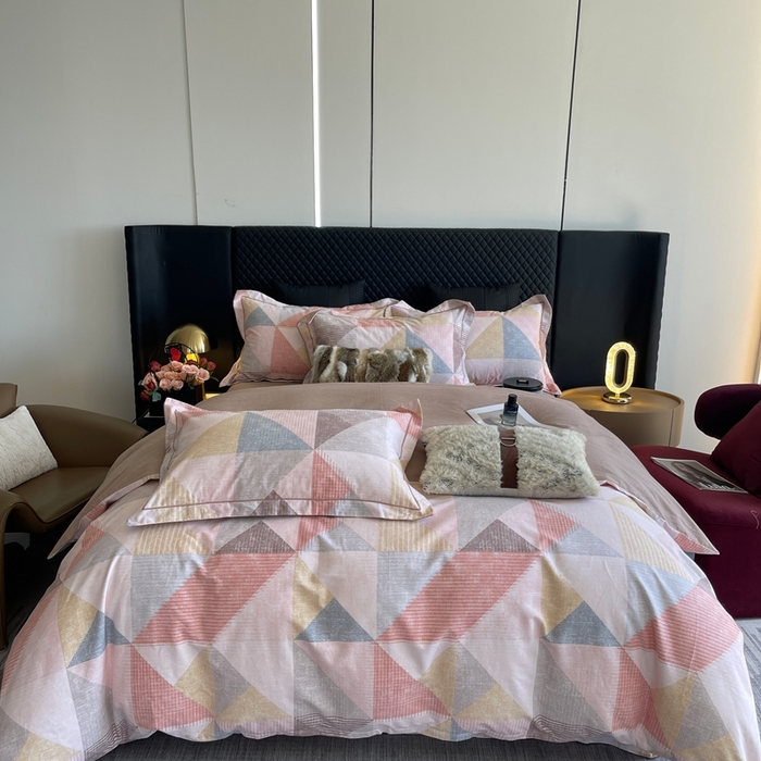 91家纺网 家纺一手货源 找家纺 （总）莱豫家纺 2025新款全棉100%纯棉加厚磨毛四件套