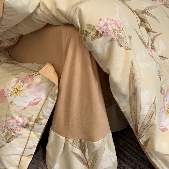 91家纺网 家纺一手货源 找家纺 莱豫家纺 2025新款全棉100%纯棉加厚磨毛四件套 梦巴黎