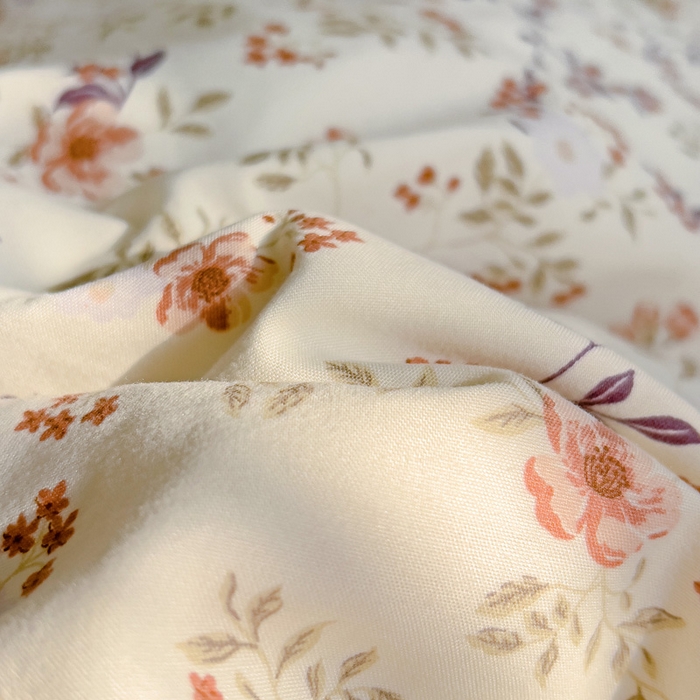 91家纺网 家纺一手货源 找家纺 梵克保罗 2025新款水洗棉糯小棉夏被夏被四件套四季被春秋被单人学生双人被子被芯 浅花忆梦