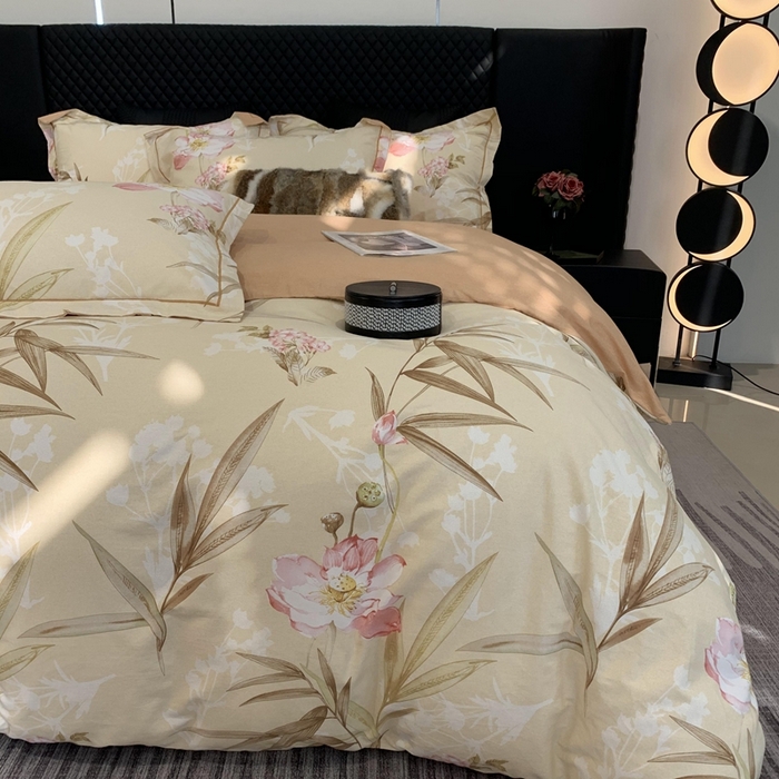 91家纺网 家纺一手货源 找家纺 莱豫家纺 2025新款全棉100%纯棉加厚磨毛四件套 梦巴黎