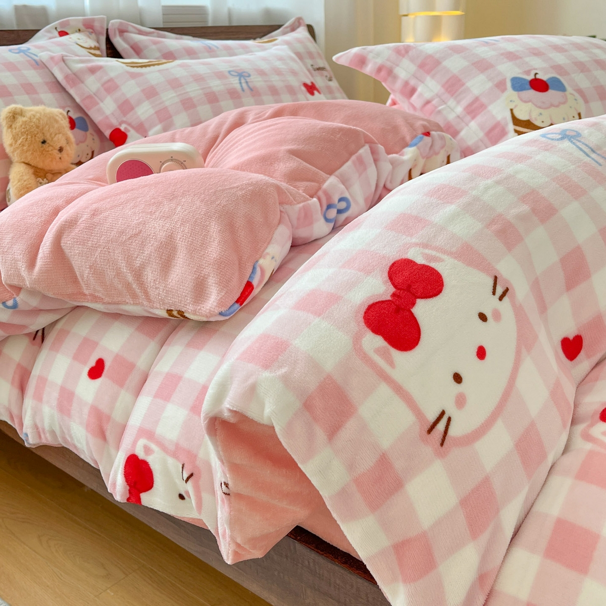 91家纺网 家纺一手货源 找家纺 （总）寻米 2025新款高克重加厚保暖牛奶绒四件套-第一批