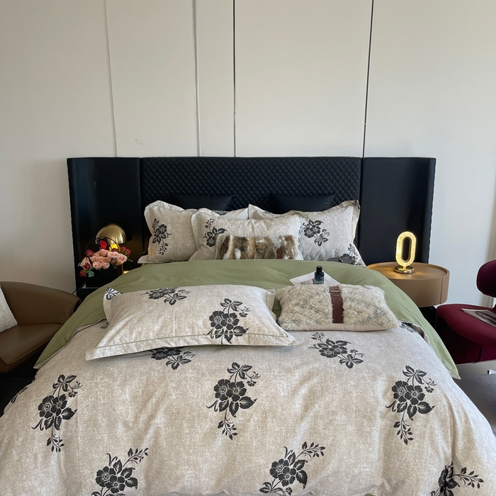 莱豫家纺 2025新款全棉100%纯棉加厚磨毛四件套 薇薇安