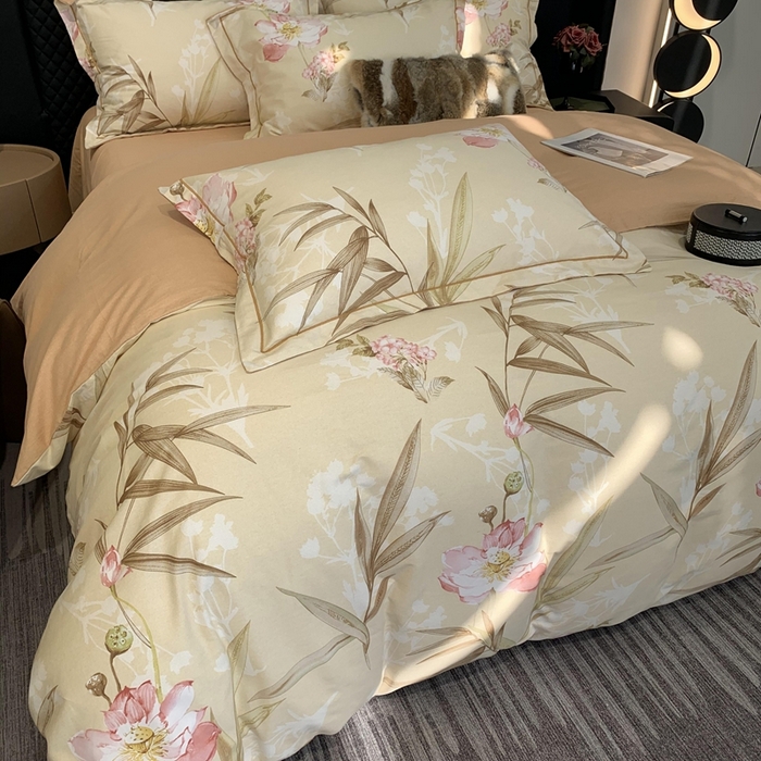 91家纺网 家纺一手货源 找家纺 莱豫家纺 2025新款全棉100%纯棉加厚磨毛四件套 梦巴黎