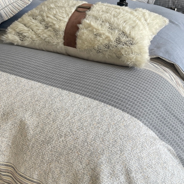 91家纺网 家纺一手货源 找家纺 莱豫家纺 2025新款全棉100%纯棉加厚磨毛四件套 亚马逊咖