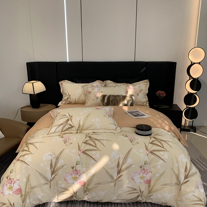 91家纺网 家纺一手货源 找家纺 莱豫家纺 2025新款全棉100%纯棉加厚磨毛四件套 梦巴黎