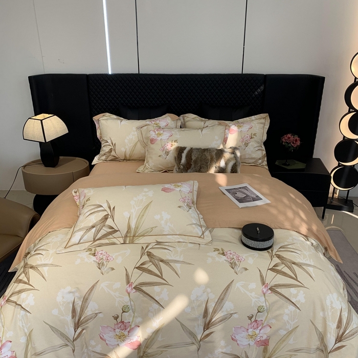 91家纺网 家纺一手货源 找家纺 莱豫家纺 2025新款全棉100%纯棉加厚磨毛四件套 梦巴黎