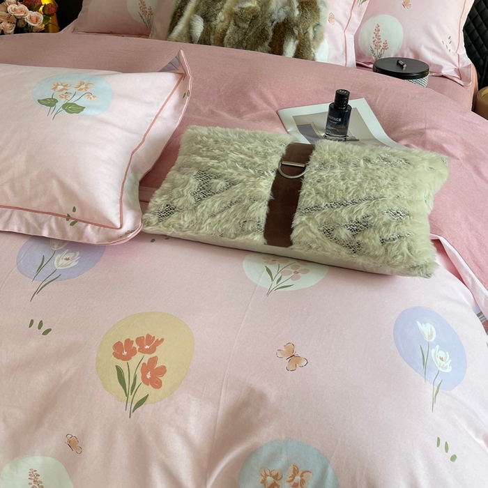 91家纺网 家纺一手货源 找家纺 莱豫家纺 2025新款全棉100%纯棉加厚磨毛四件套 向云端