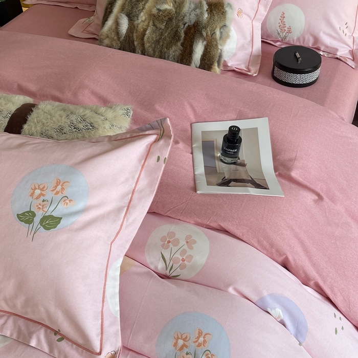 91家纺网 家纺一手货源 找家纺 莱豫家纺 2025新款全棉100%纯棉加厚磨毛四件套 向云端