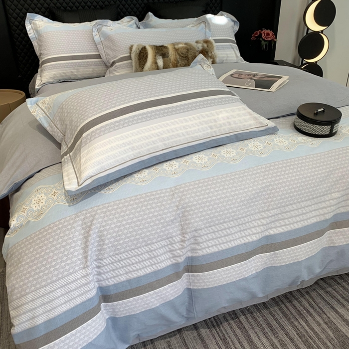 91家纺网 家纺一手货源 找家纺 莱豫家纺 2025新款全棉100%纯棉加厚磨毛四件套 肖邦