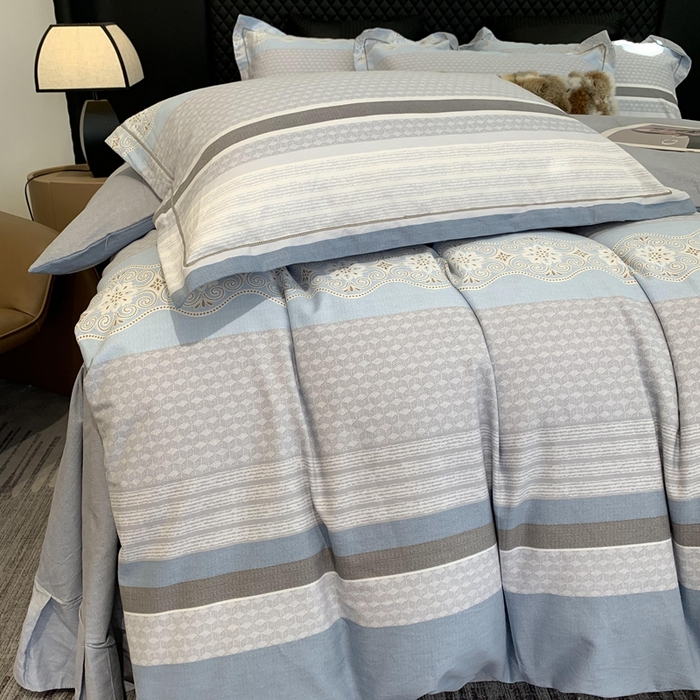 91家纺网 家纺一手货源 找家纺 莱豫家纺 2025新款全棉100%纯棉加厚磨毛四件套 肖邦