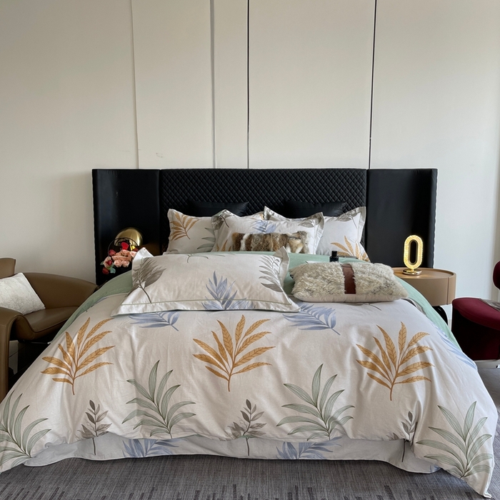 91家纺网 家纺一手货源 找家纺 莱豫家纺 2025新款全棉100%纯棉加厚磨毛四件套 春风扶梦