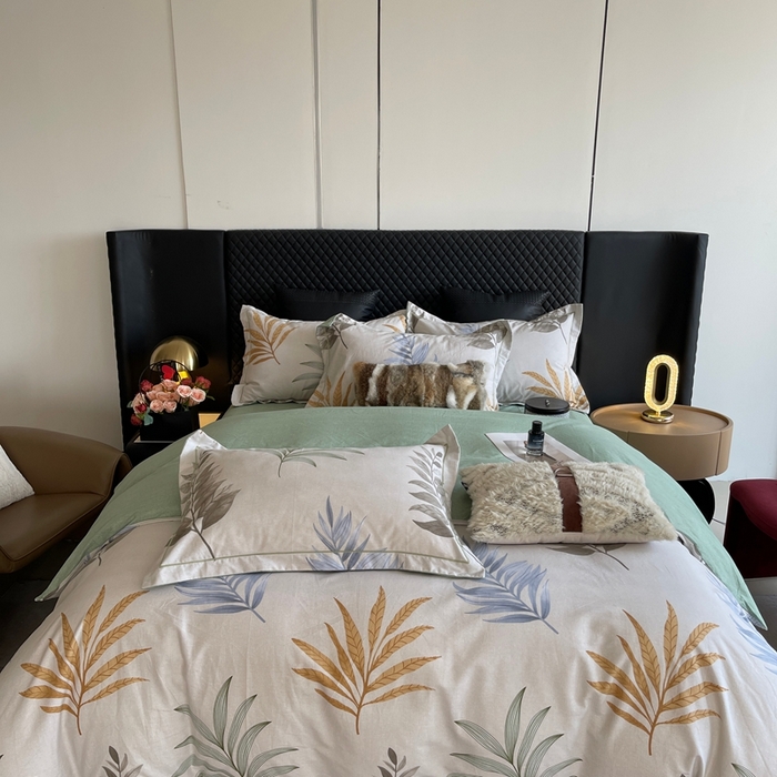 莱豫家纺 2025新款全棉100%纯棉加厚磨毛四件套 春风扶梦