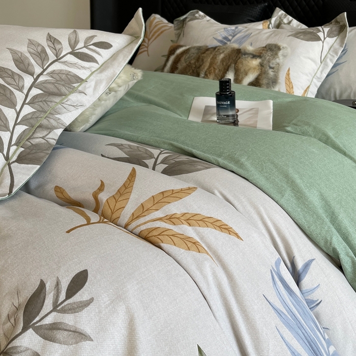 91家纺网 家纺一手货源 找家纺 莱豫家纺 2025新款全棉100%纯棉加厚磨毛四件套 春风扶梦