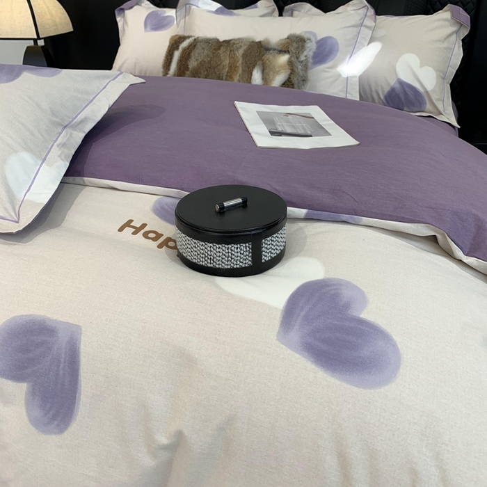 91家纺网 家纺一手货源 找家纺 莱豫家纺 2025新款全棉100%纯棉加厚磨毛四件套 乐语生活