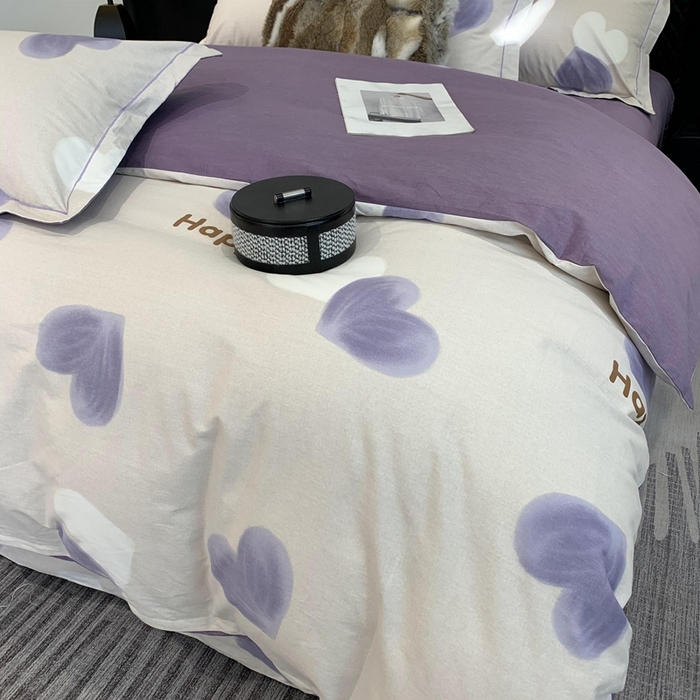 91家纺网 家纺一手货源 找家纺 莱豫家纺 2025新款全棉100%纯棉加厚磨毛四件套 乐语生活