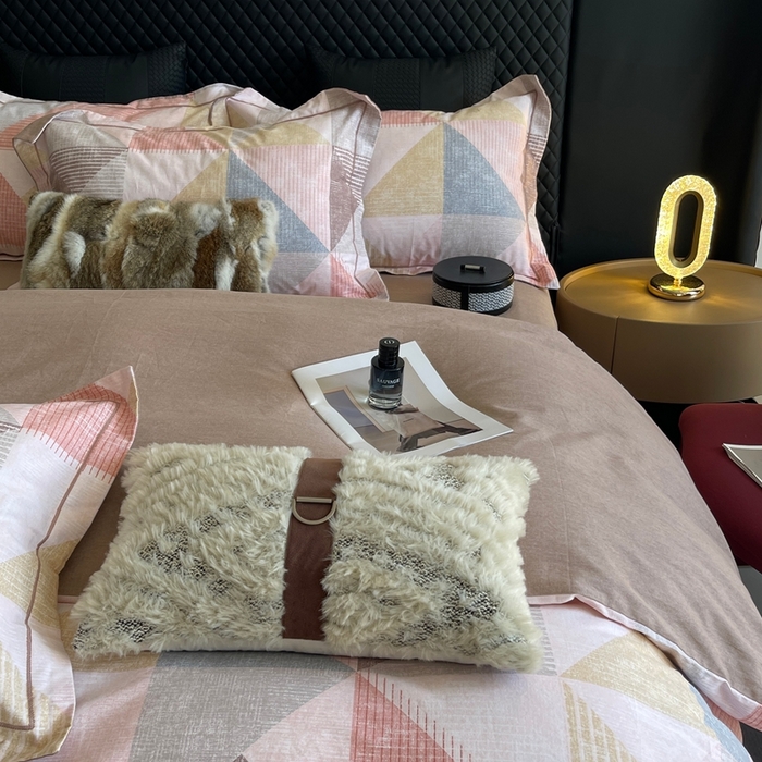 91家纺网 家纺一手货源 找家纺 莱豫家纺 2025新款全棉100%纯棉加厚磨毛四件套 灵动之美