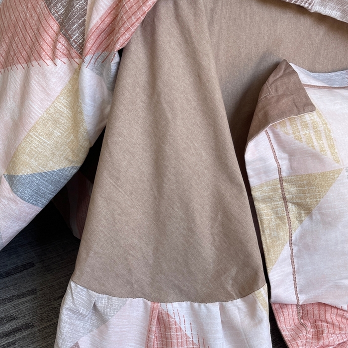 91家纺网 家纺一手货源 找家纺 莱豫家纺 2025新款全棉100%纯棉加厚磨毛四件套 灵动之美