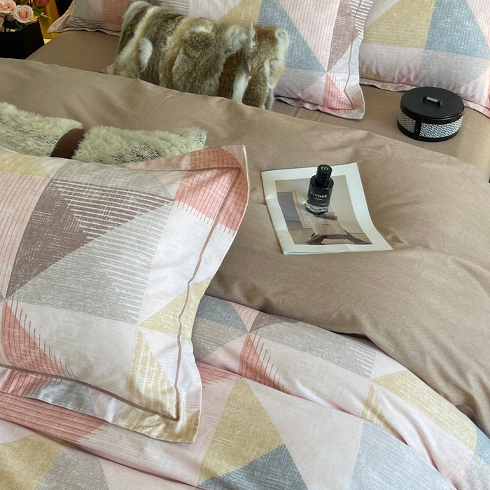 91家纺网 家纺一手货源 找家纺 莱豫家纺 2025新款全棉100%纯棉加厚磨毛四件套 灵动之美