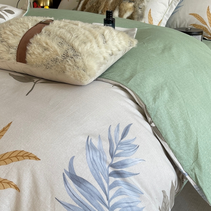 91家纺网 家纺一手货源 找家纺 莱豫家纺 2025新款全棉100%纯棉加厚磨毛四件套 春风扶梦