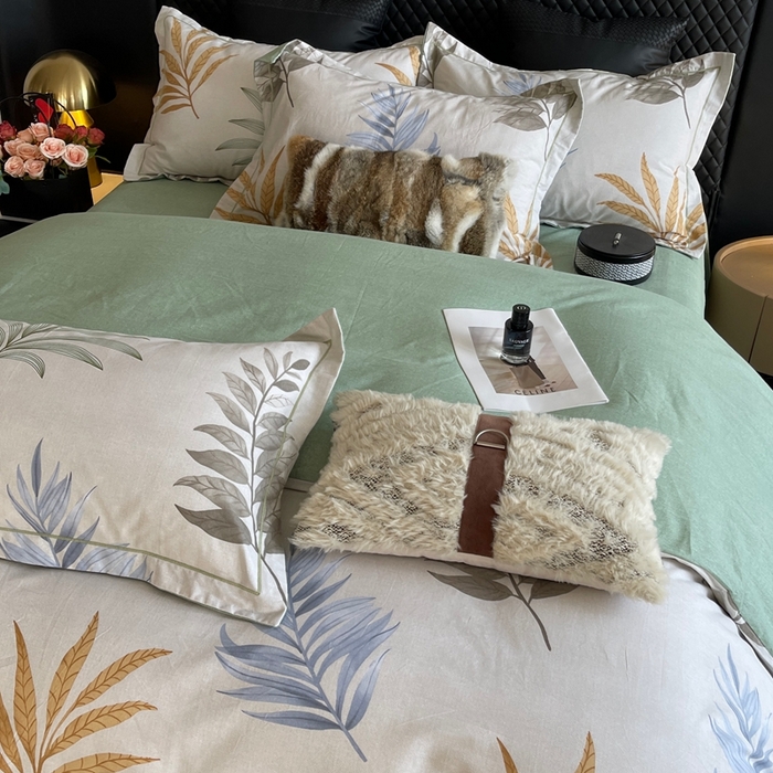 91家纺网 家纺一手货源 找家纺 莱豫家纺 2025新款全棉100%纯棉加厚磨毛四件套 春风扶梦