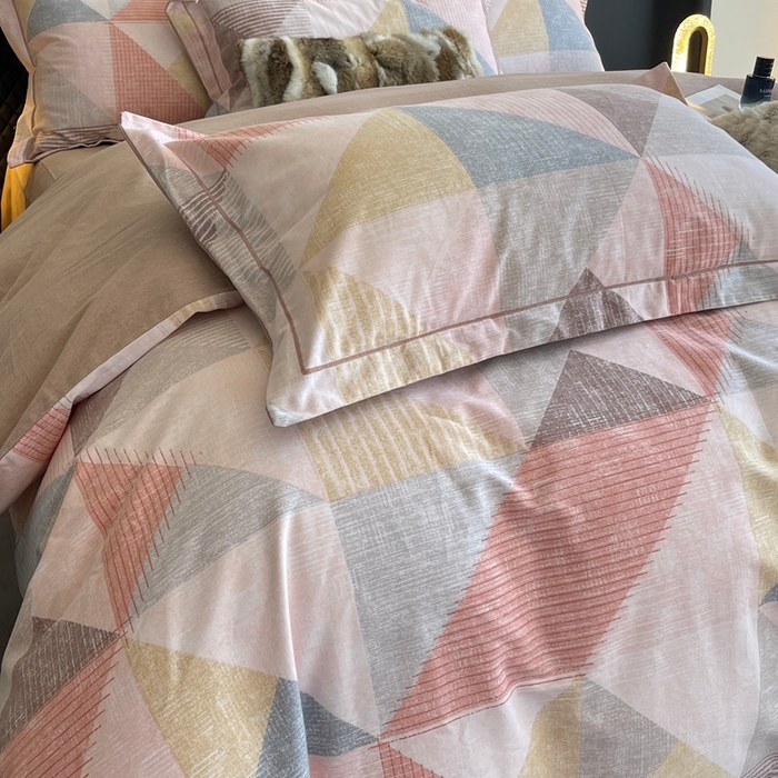 91家纺网 家纺一手货源 找家纺 莱豫家纺 2025新款全棉100%纯棉加厚磨毛四件套 灵动之美