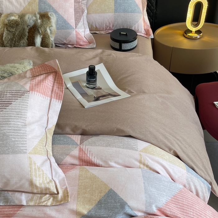 91家纺网 家纺一手货源 找家纺 莱豫家纺 2025新款全棉100%纯棉加厚磨毛四件套 灵动之美