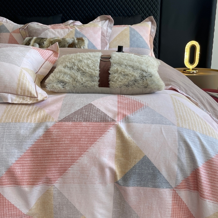 91家纺网 家纺一手货源 找家纺 莱豫家纺 2025新款全棉100%纯棉加厚磨毛四件套 灵动之美