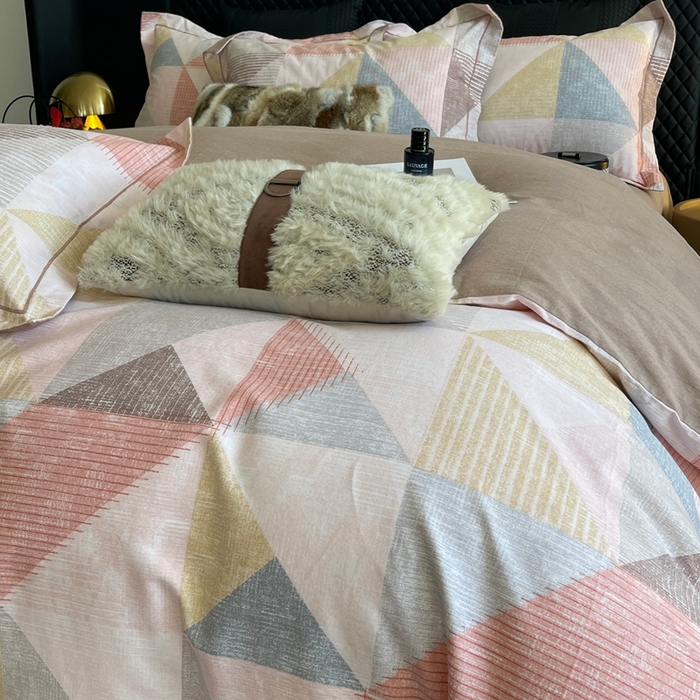 91家纺网 家纺一手货源 找家纺 莱豫家纺 2025新款全棉100%纯棉加厚磨毛四件套 灵动之美