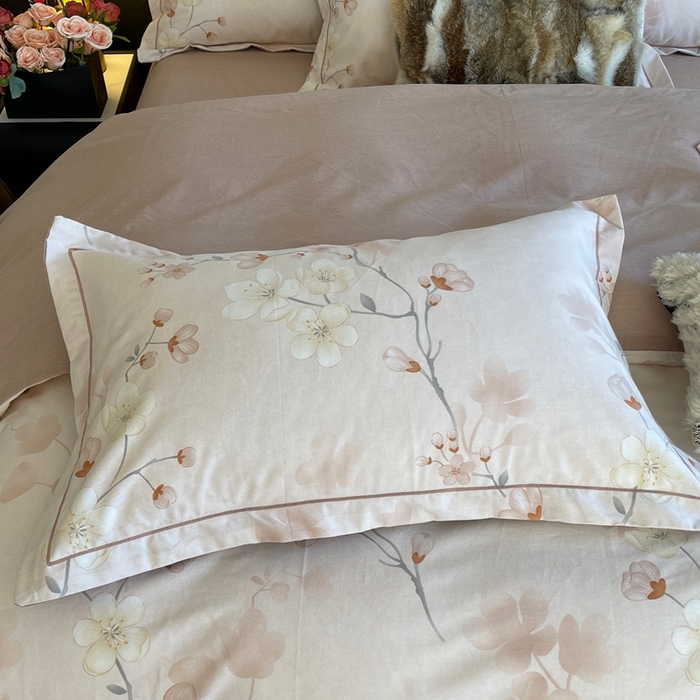 91家纺网 家纺一手货源 找家纺 莱豫家纺 2025新款全棉100%纯棉加厚磨毛四件套 云雨轩