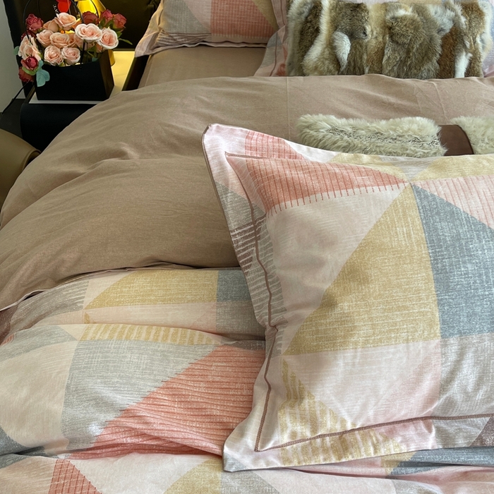 91家纺网 家纺一手货源 找家纺 莱豫家纺 2025新款全棉100%纯棉加厚磨毛四件套 灵动之美