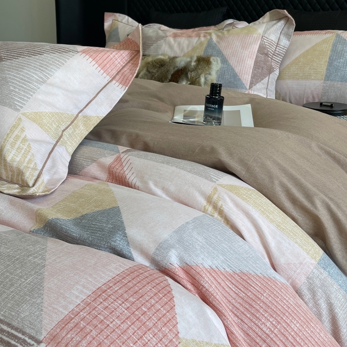 91家纺网 家纺一手货源 找家纺 莱豫家纺 2025新款全棉100%纯棉加厚磨毛四件套 灵动之美