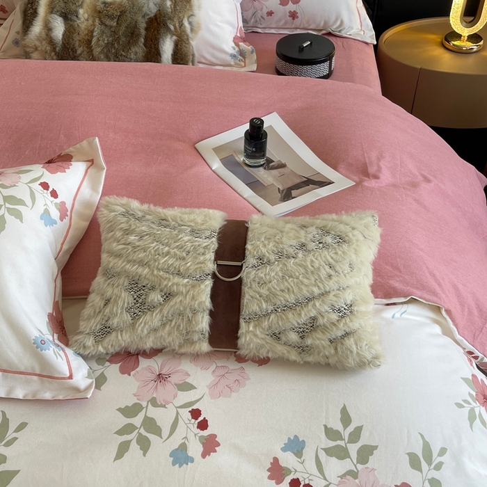 91家纺网 家纺一手货源 找家纺 莱豫家纺 2025新款全棉100%纯棉加厚磨毛四件套 雾里看花