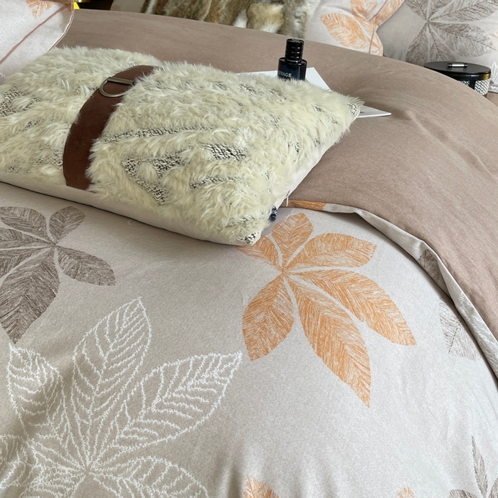 91家纺网 家纺一手货源 找家纺 莱豫家纺 2025新款全棉100%纯棉加厚磨毛四件套 香山红叶